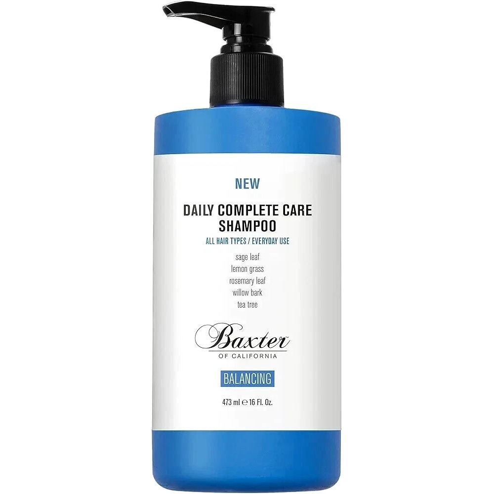 BAXTER OF CALIFORNIA Daily Complete Care‎ Balancing Men's Shampoo - 16 oz NEW